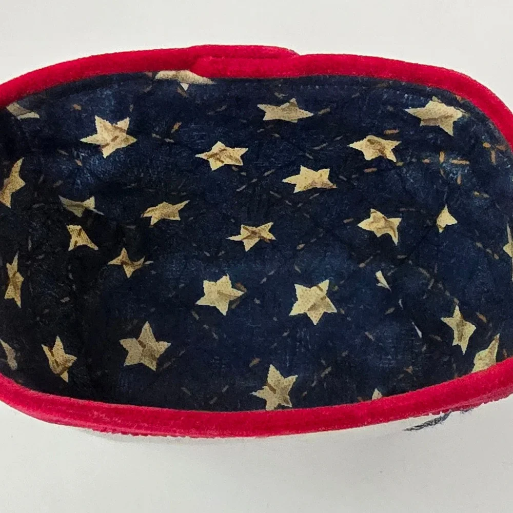 Longaberger 2001 Hostess Appreciation Basket Red White Blue Patriotic Star Liner